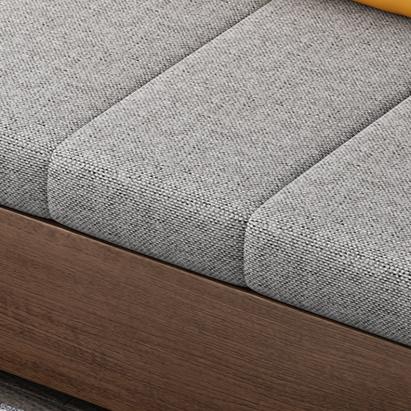 29" Wide Contemporary Sleeper Sofa Futon Gray Storage Sleeper Sofa