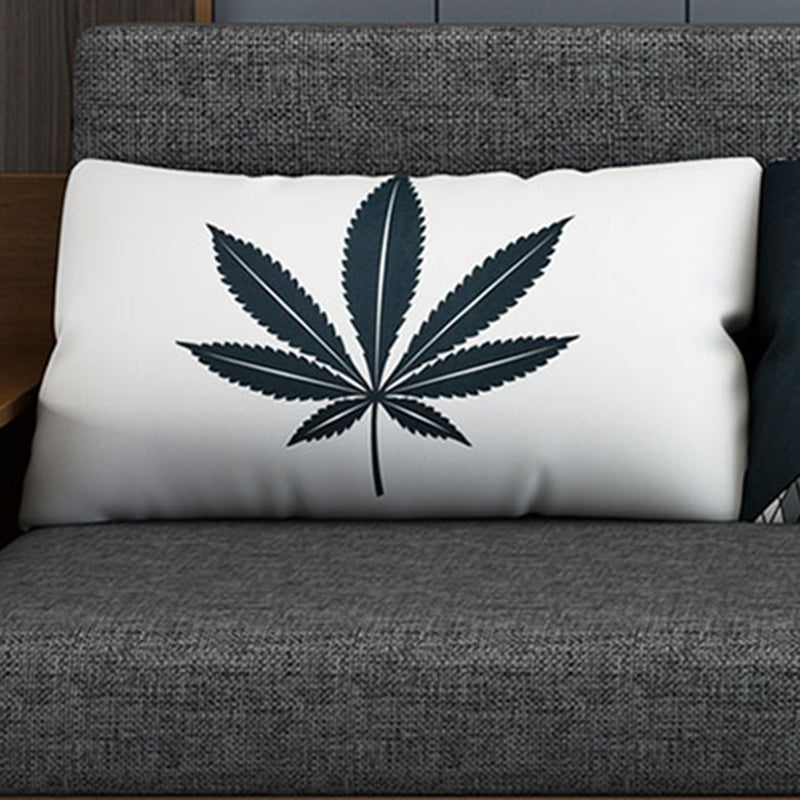 30" Wide Contemporary Sleeper Sofa Futon Gray Storage Sleeper Sofa