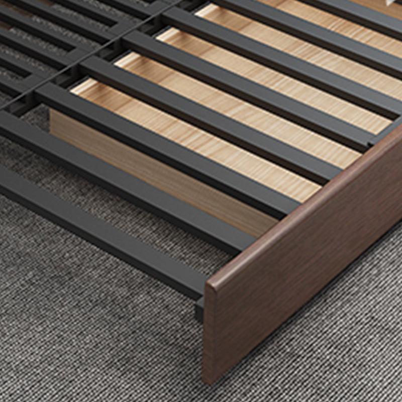 Modern Cotton Blend Sleeper Sofa Wood Frame Armless Sofa Bed