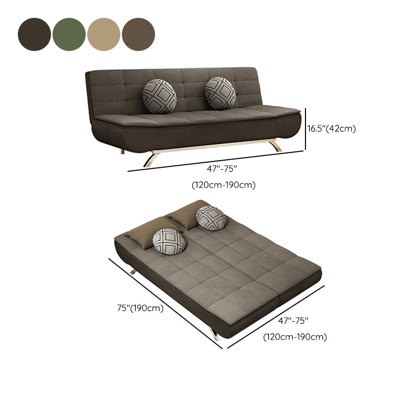 23" Wide Glam Sleeper Sofa Pillow Included Foldable Sleeper Sofa