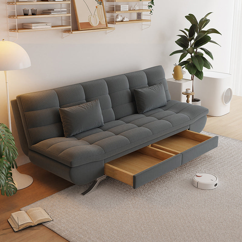 21" Wide Glam Sleeper Sofa Pillow Included Storage Sleeper Sofa