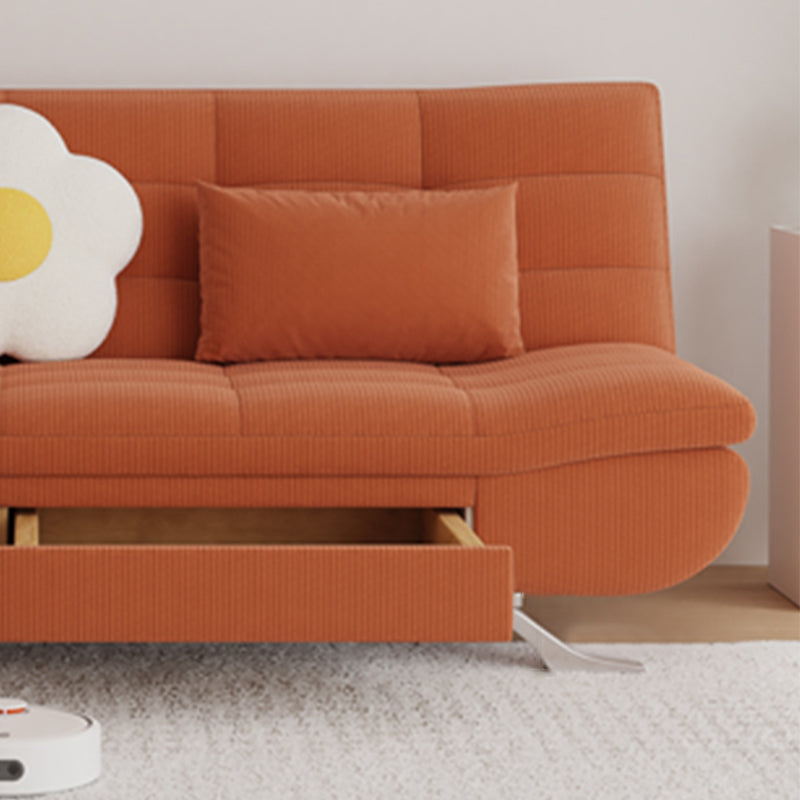 21" Wide Glam Sleeper Sofa Pillow Included Storage Sleeper Sofa