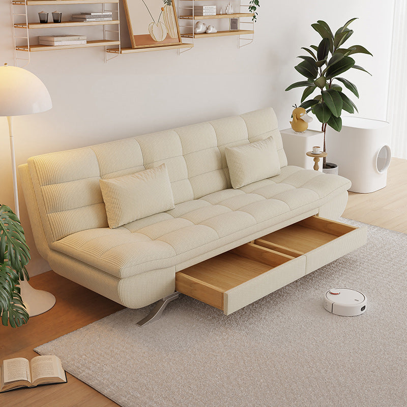 21" Wide Glam Sleeper Sofa Pillow Included Storage Sleeper Sofa