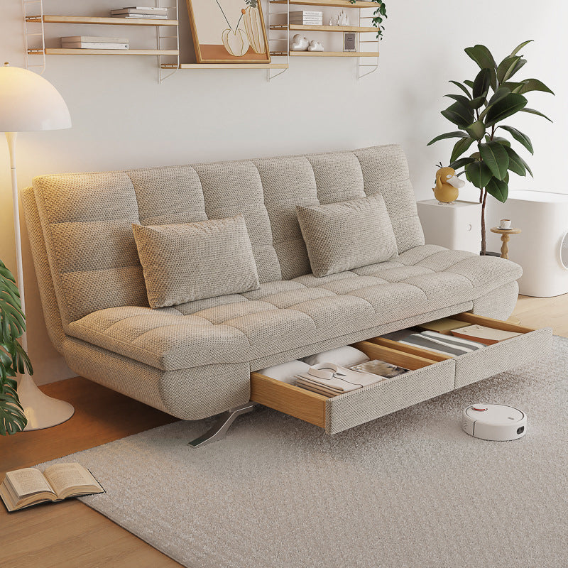 21" Wide Glam Sleeper Sofa Pillow Included Storage Sleeper Sofa