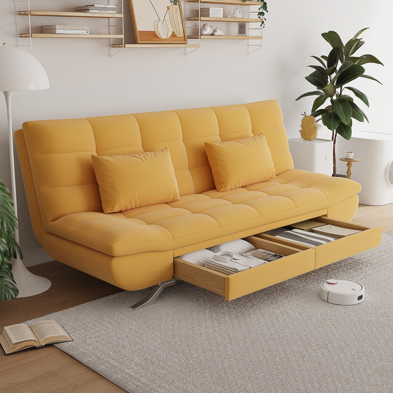 21" Wide Glam Sleeper Sofa Pillow Included Storage Sleeper Sofa