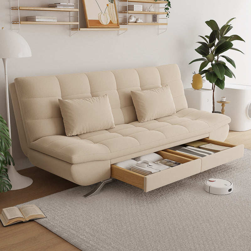 21" Wide Glam Sleeper Sofa Pillow Included Storage Sleeper Sofa