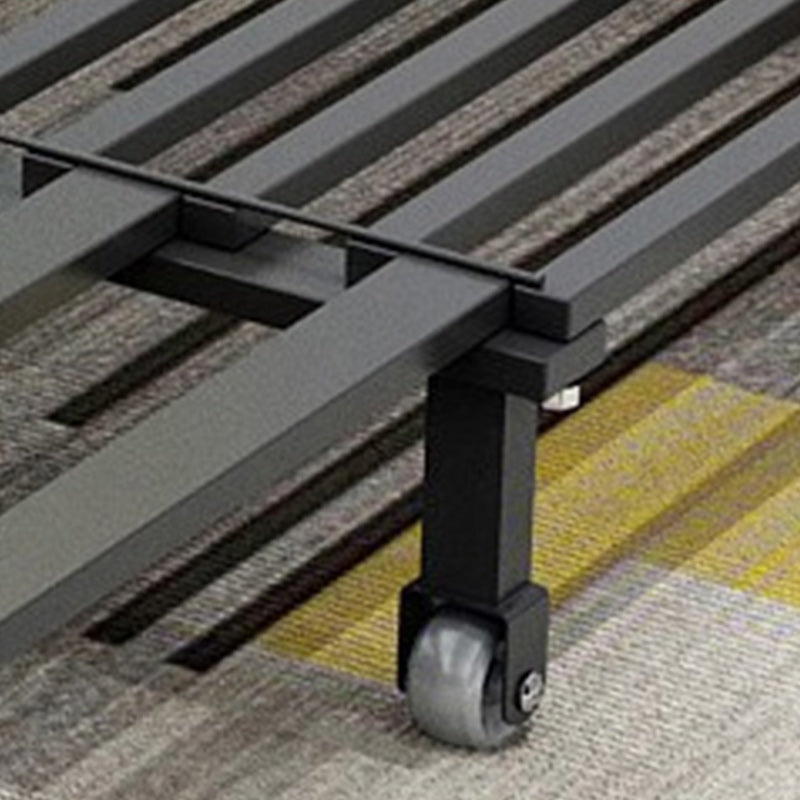 Flared Arms Sleeper Sofa Faux Leather Upholstered Futon Sleeper Sofa