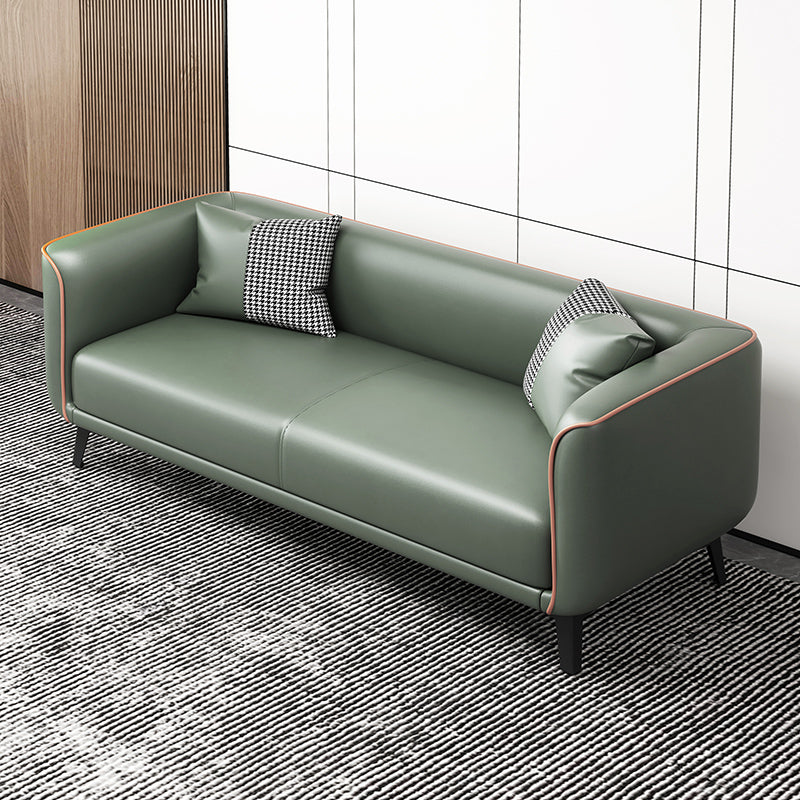 Modern Square Arm Standard Sofa Metal Legs Settee for Living Room