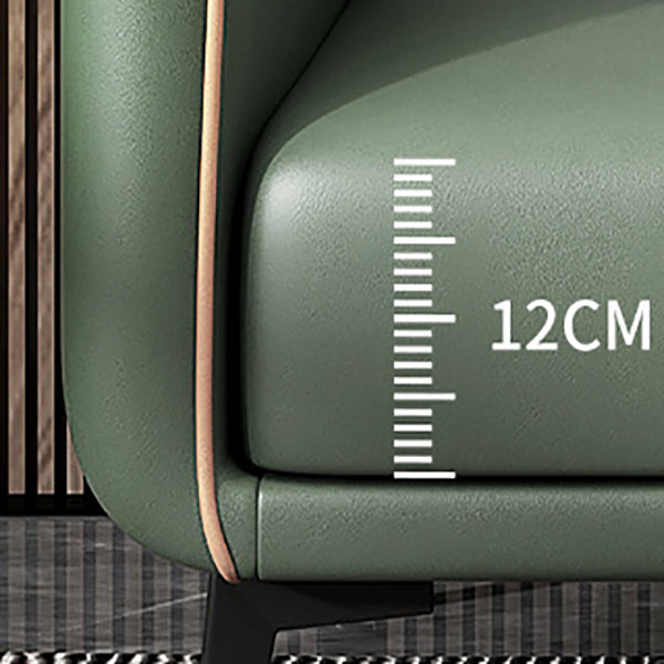 Modern Square Arm Standard Sofa Metal Legs Settee for Living Room
