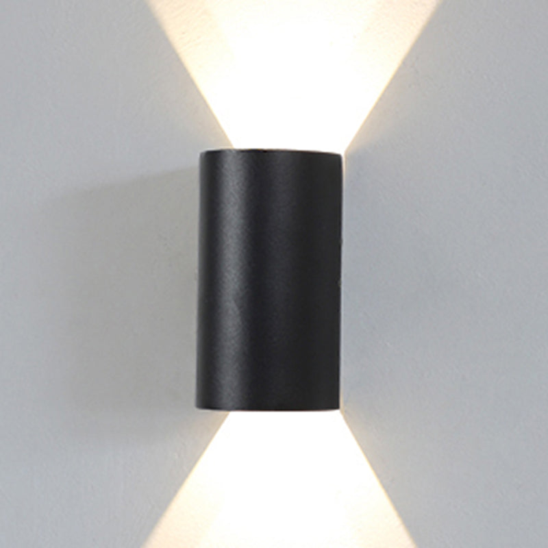 Metal Wall Lamp Modern 2 Lights Wall Mounted Lighting for Outdoor