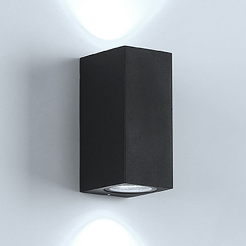 Metal Wall Lamp Modern 2 Lights Wall Mounted Lighting for Outdoor