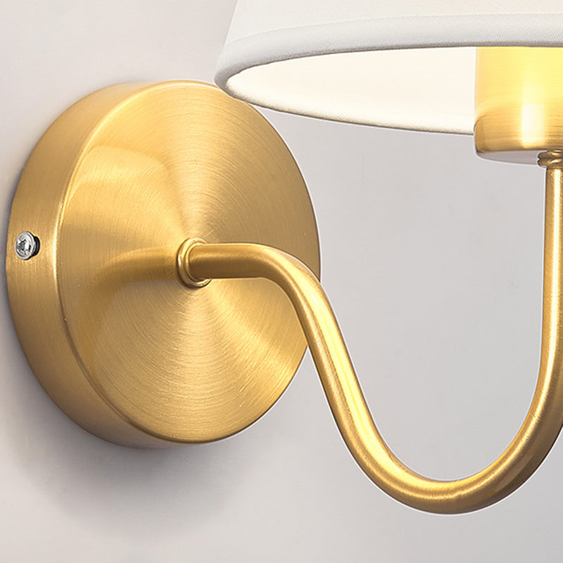 Modernism Wall Sconce Fabric Shade Sconce Lighting for Living Room