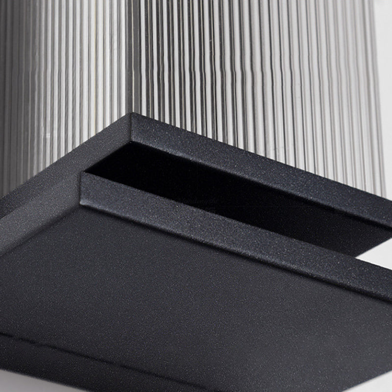 Metal Rectangle Wall Mount Lamp Simple 1 Light Wall Mounted Light Fixture