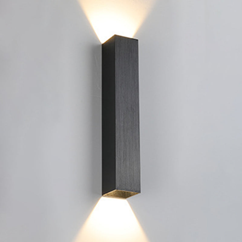 Metal Rectangle Wall Mount Lamp Simple Wall Mounted Light Fixture