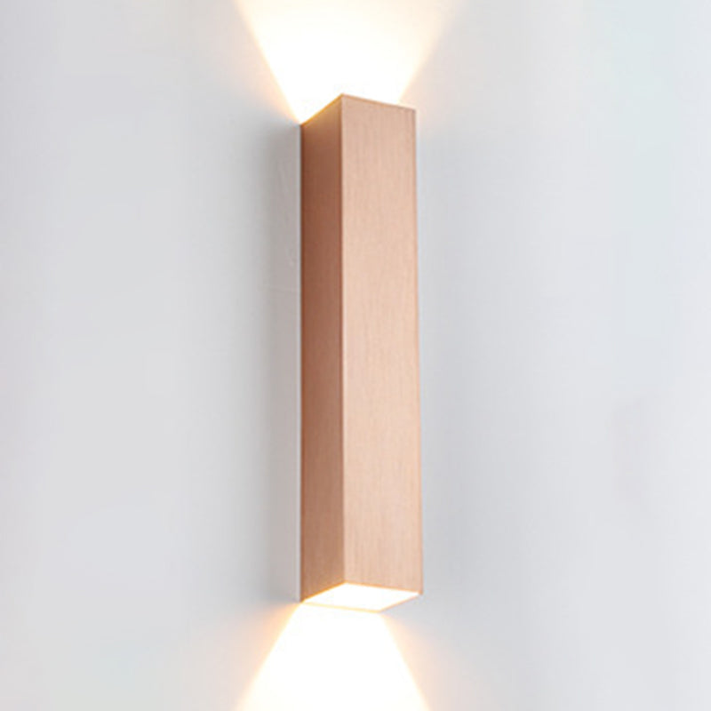 Metal Rectangle Wall Mount Lamp Simple Wall Mounted Light Fixture