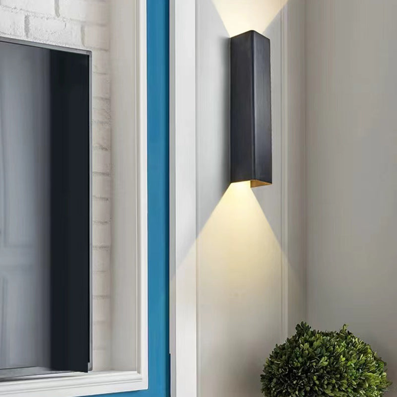 Metal Rectangle Wall Mount Lamp Simple Wall Mounted Light Fixture