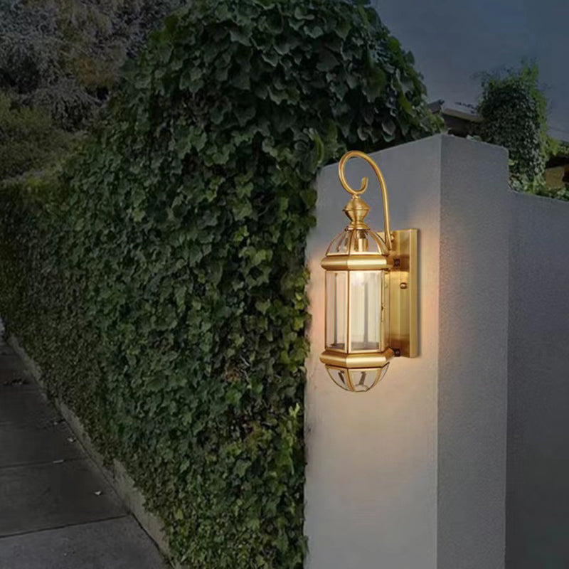 1 Light Geometric Flush Mount Contemporary Metal Wall Light Sconces