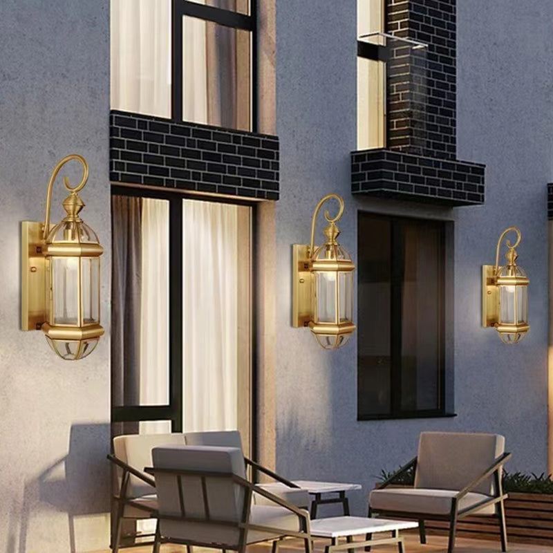 1 Light Geometric Flush Mount Contemporary Metal Wall Light Sconces