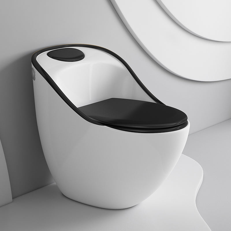 Modern Toilet Bowl All In One Floor Mounted Porcelain Flush Toilet