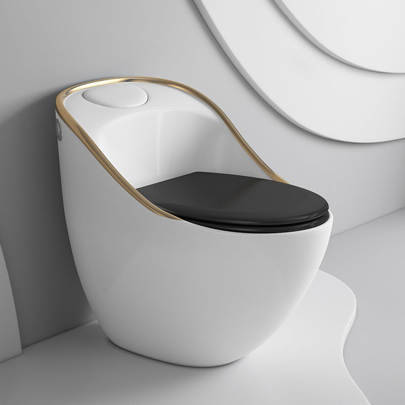 Modern Toilet Bowl All In One Floor Mounted Porcelain Flush Toilet
