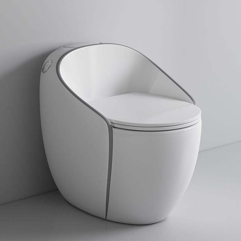 Modern Toilet Bowl All In One Floor Mounted Porcelain Flush Toilet