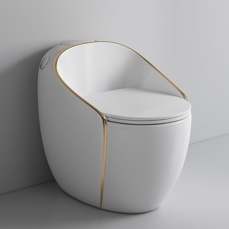 Modern Toilet Bowl All In One Floor Mounted Porcelain Flush Toilet