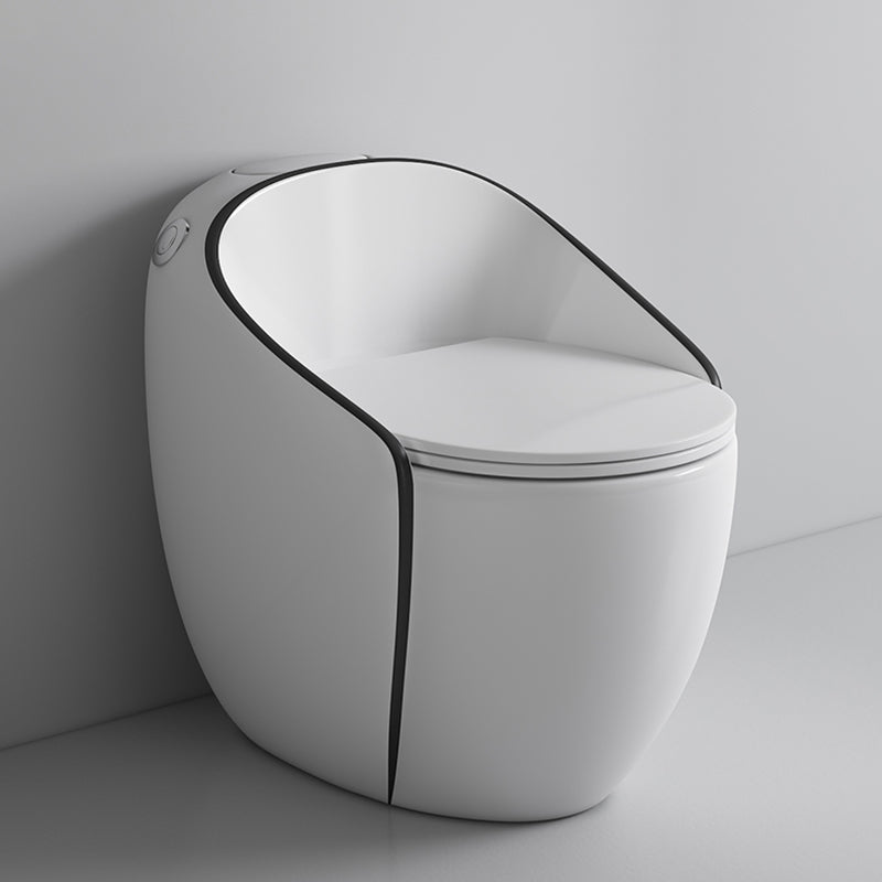 Modern Toilet Bowl All In One Floor Mounted Porcelain Flush Toilet