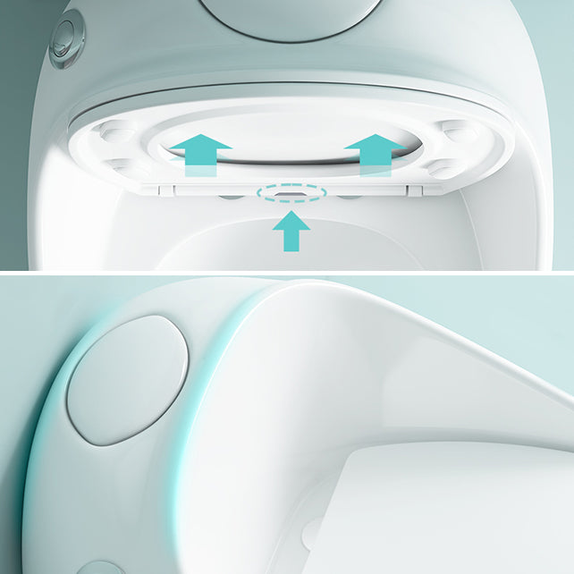 Modern Toilet Bowl All In One Floor Mounted Porcelain Flush Toilet