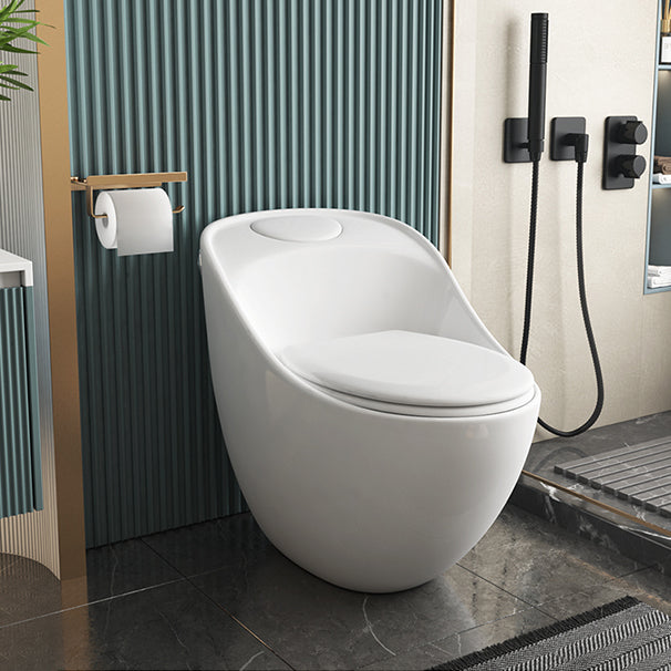 Modern Toilet Bowl All In One Floor Mounted Porcelain Flush Toilet