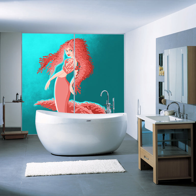 Cartoon Characters Wallpaper Mildew Resistant Sleeping Room Wall Mural