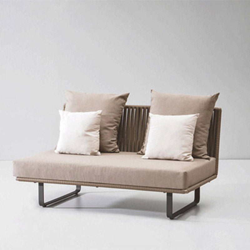 Tropical with Cushions Patio Sofa Water Resistant Outdoor Patio Sofa