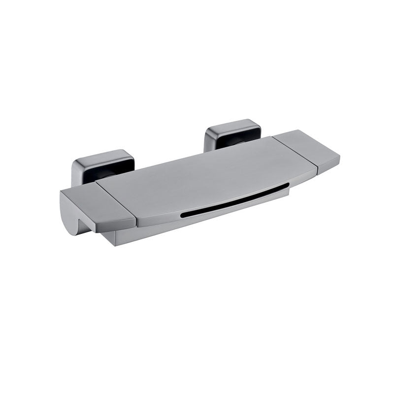 Modern Tub Faucet Trim Copper with Handles and Diverter Wall Mount Bath Filler Trim
