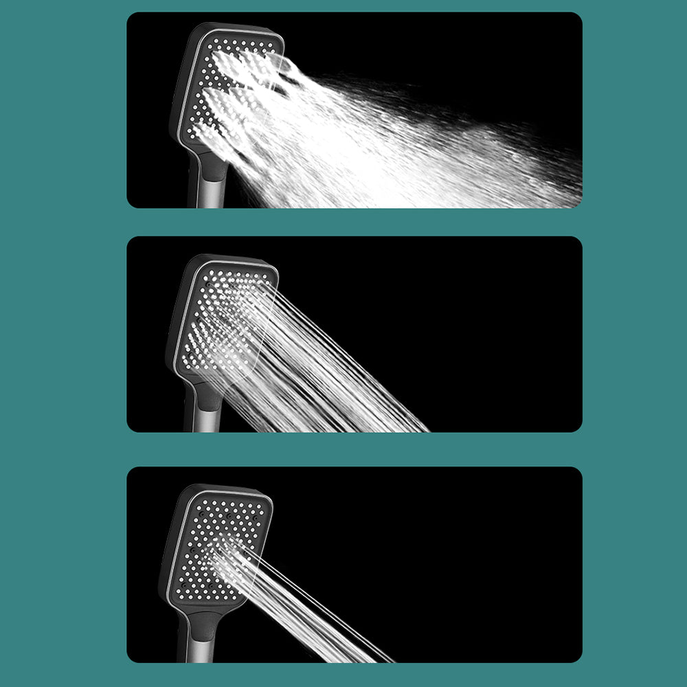 Push Button Shower System Wall Mount Handshower Square Shower System with Shower Hose