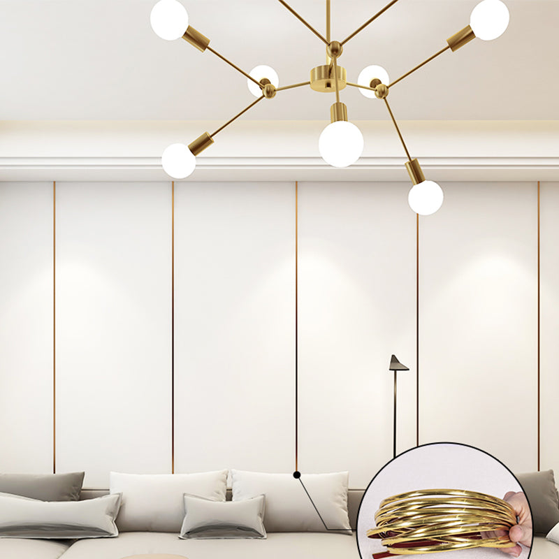 Modern Plain Backsplash Panels Peel and Stick Waterproof Wall Paneling