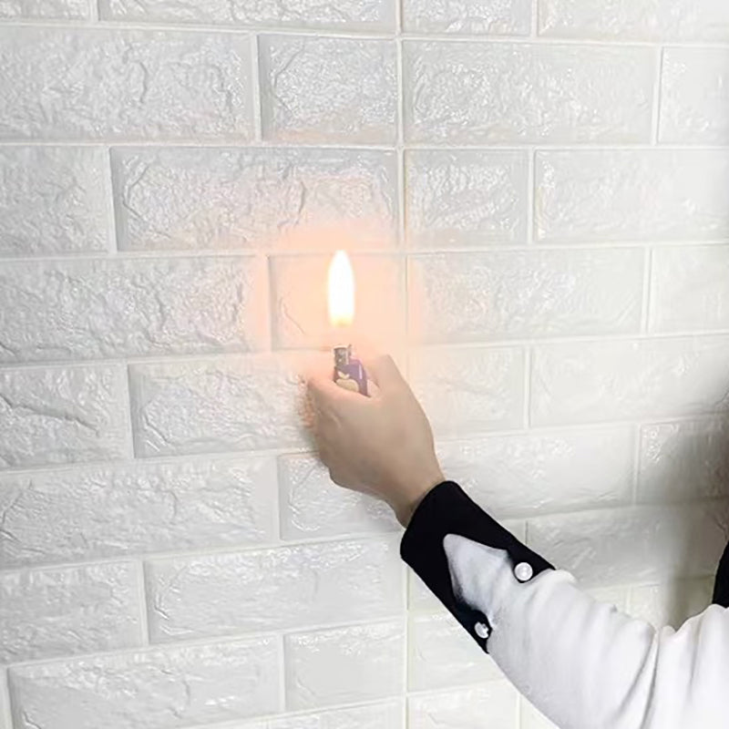 Backsplash Panels 3D Embossed Peel and Stick Wall Paneling for Living Room