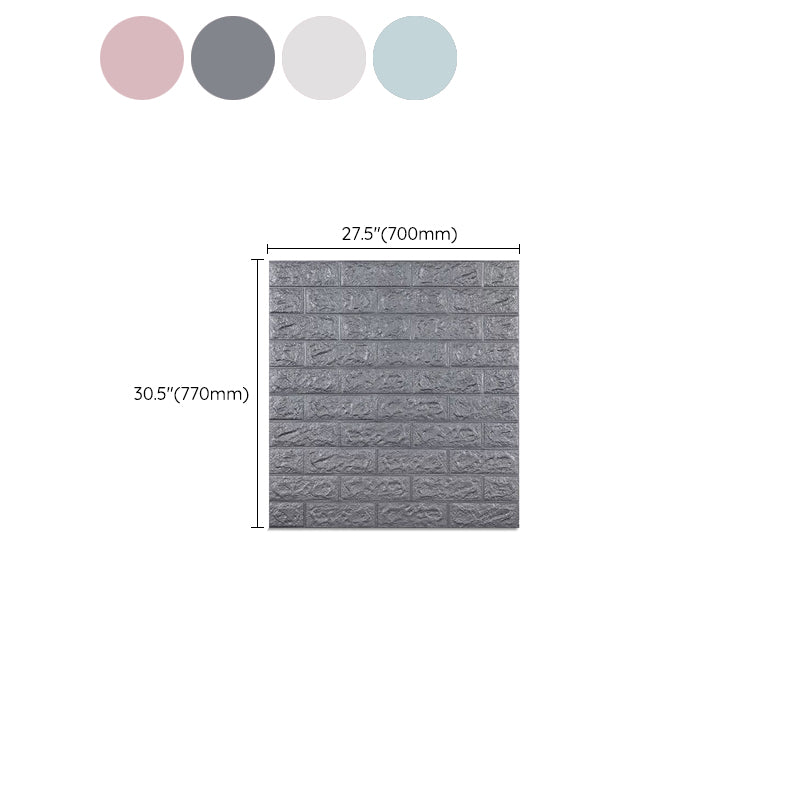 Backsplash Panels 3D Embossed Peel and Stick Wall Paneling for Living Room