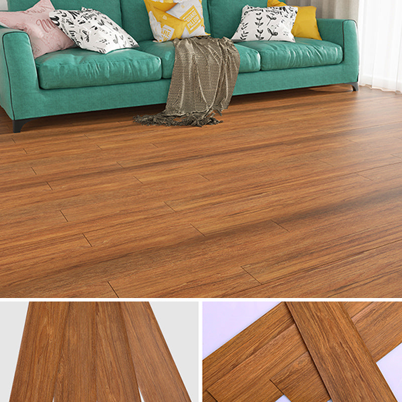 Modern Peel & Stick Mosaic Tile Plastic Wood Look Fade Resistant Vinyl Plank