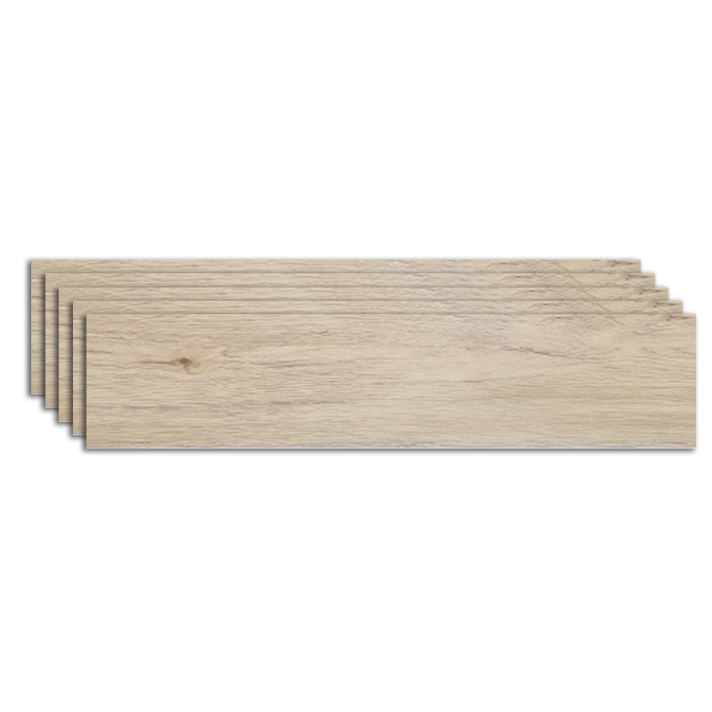 Modern Peel & Stick Mosaic Tile Plastic Wood Look Fade Resistant Vinyl Plank