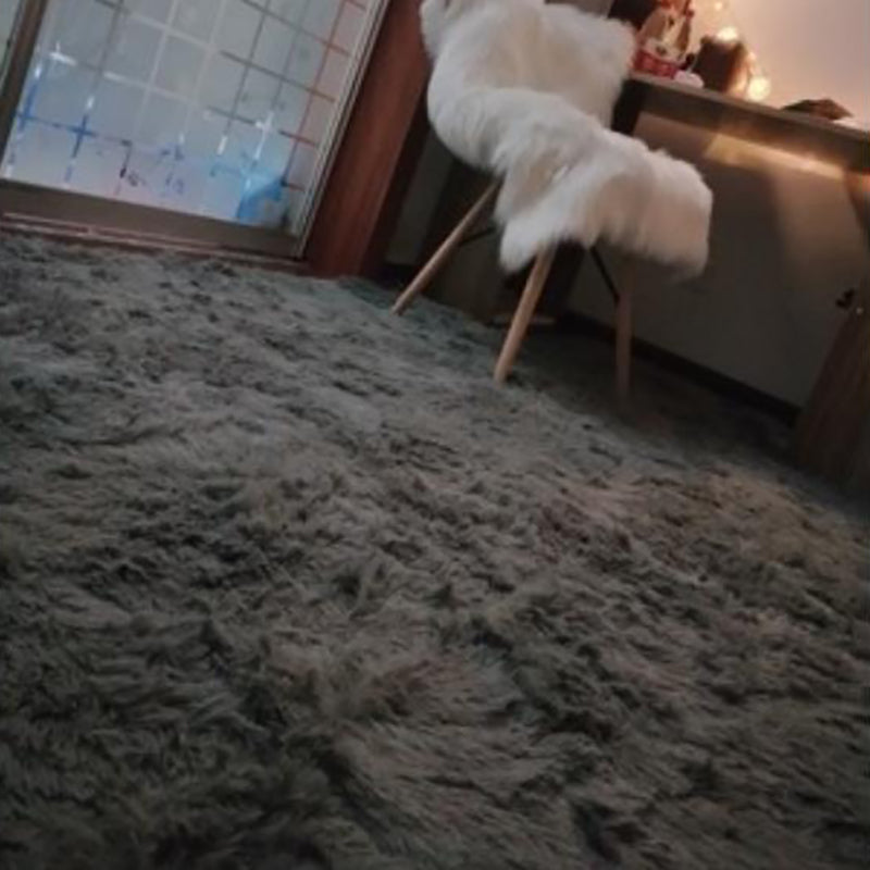 Basic Carpet Tiles Solid Color Shag Square Bedroom Carpet Tiles