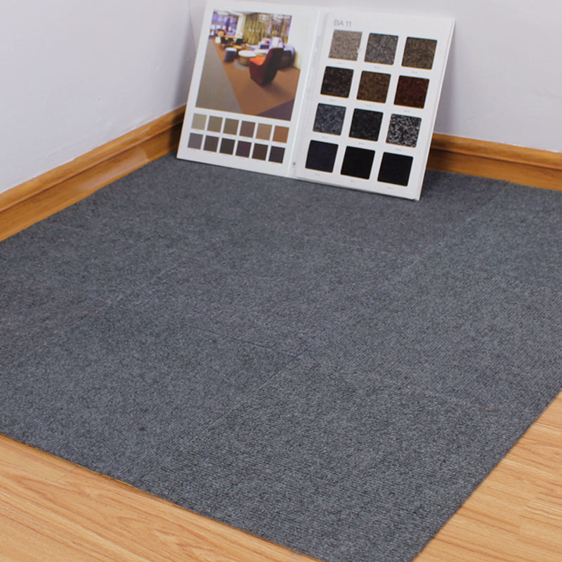 Carpet Tiles 18" X 18" Self-Stick Peel and Stick Level Loop Non-Skid Living Room