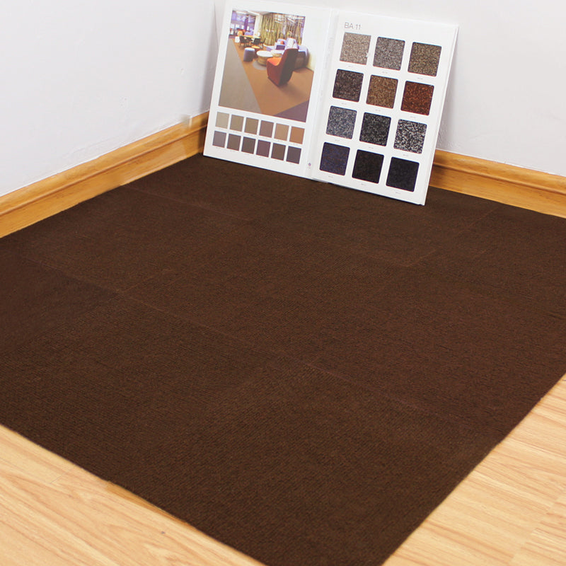 Carpet Tiles 18" X 18" Self-Stick Peel and Stick Level Loop Non-Skid Living Room