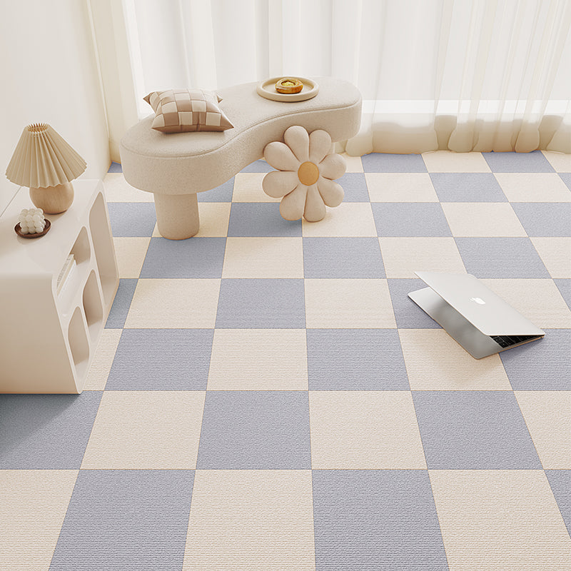 Carpet Tile 12" X 12" Loose Lay Level Loop Non-Skid Living Room