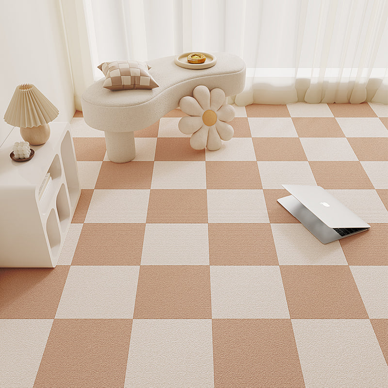 Carpet Tile 12" X 12" Loose Lay Level Loop Non-Skid Living Room