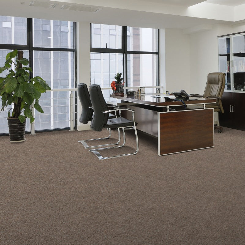 20" X 20" Carpet Floor Tile Glue Down or Adhesive Tabs Non-Skid Living Room