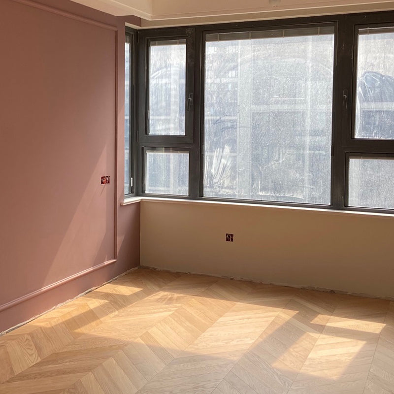 Click-Locking Plank Flooring Solid Wood Contemporary Hardwood Deck Tiles