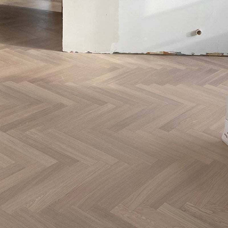 Click-Locking Plank Flooring Solid Wood Contemporary Hardwood Deck Tiles