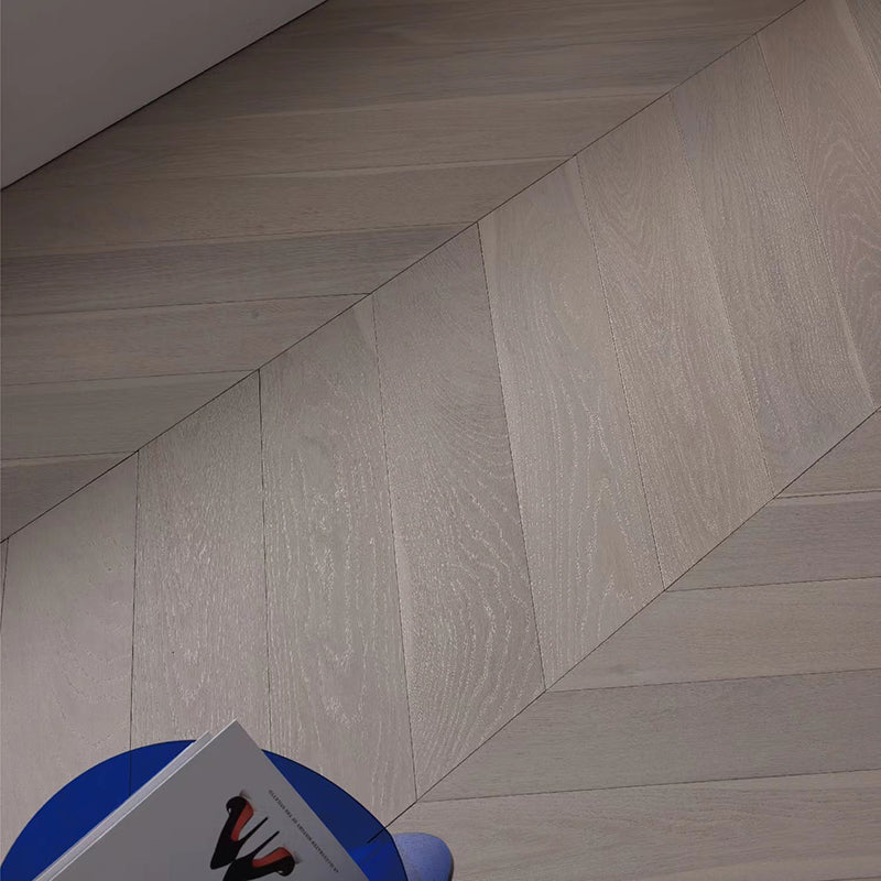 Solid Wood Hardwood Deck Tiles Smooth Click-Locking Plank Flooring