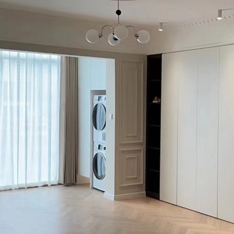 Solid Wood Hardwood Deck Tiles Smooth Click-Locking Plank Flooring