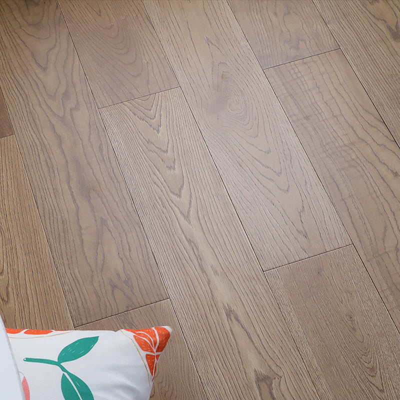 Modern Wood Tile Wire Brushed Water Resistant Click Lock Flooring Planks