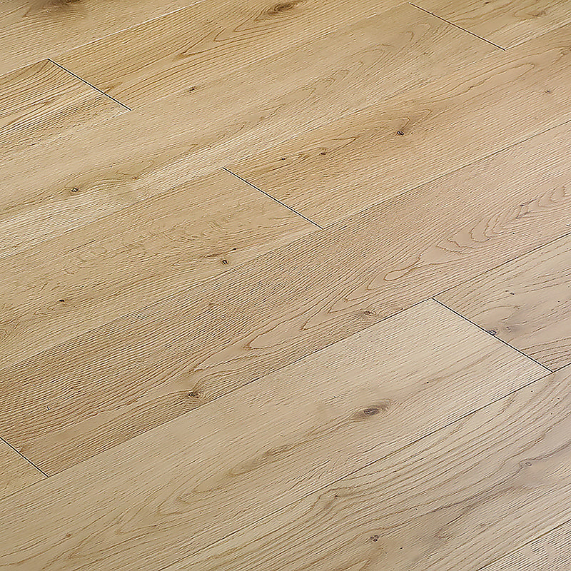 Modern Wood Tile Wire Brushed Water Resistant Click Lock Flooring Planks